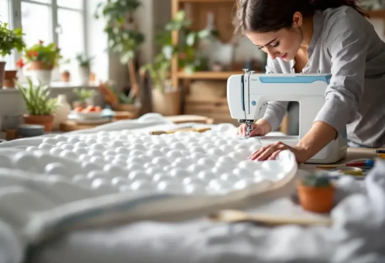 comment coudre une bâche à bulle
