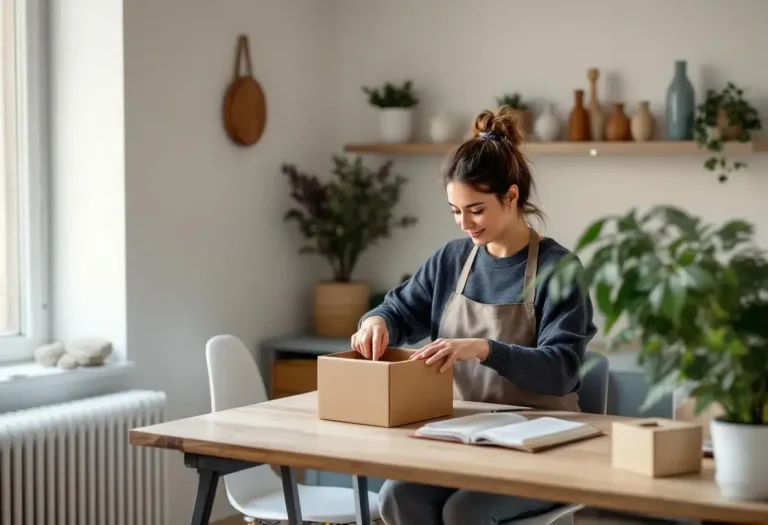 travailler à domicile emballage