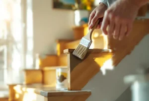Peut-on peindre un escalier en bois vernis sans poncer vraiment ?