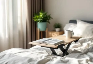 Optimisez votre confort avec une table de lit pratique et design