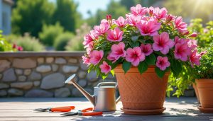 Comment entretenir un laurier rose en pot pour qu’il fleurisse toute l’année