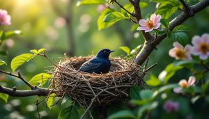 Nid de merle dans le jardin : comment le reconnaître et le protéger